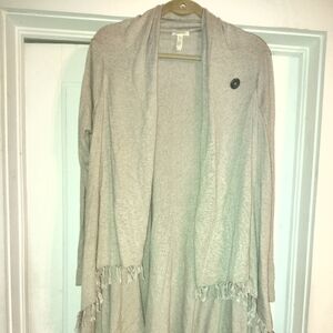 Matilda Jane poncho sweater size M beige